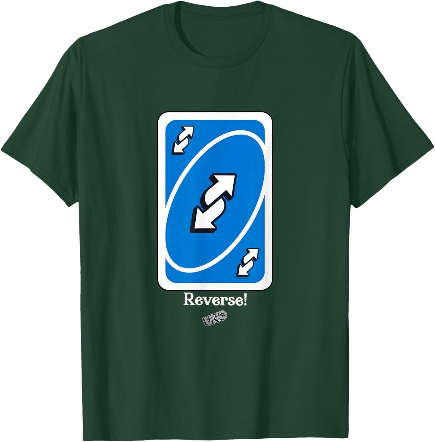UNO - Blue Reverse Card T-Shirt - T-Shirt | Forest