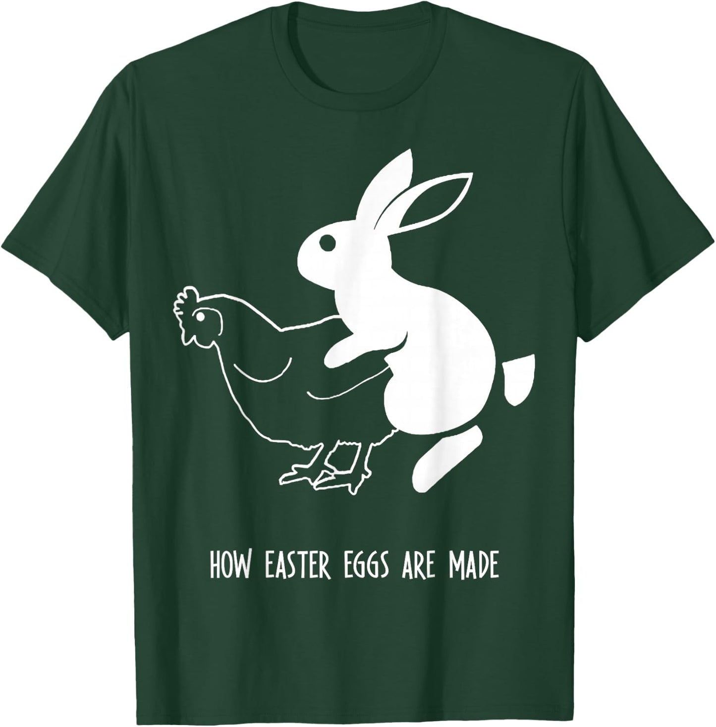 How Easter Eggs Are Made Funny Mating T-Shirt - T-Shirt | Forest