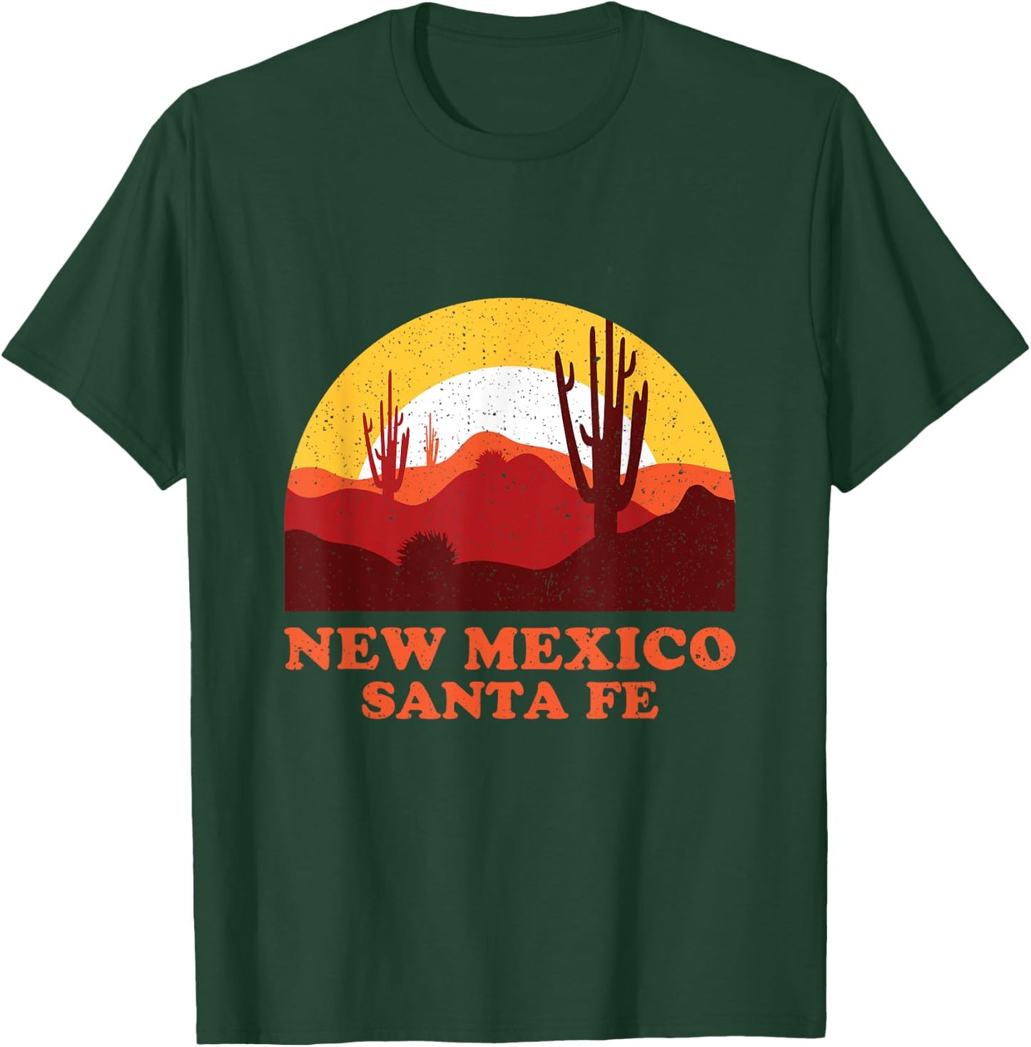 Vintage New Mexico Desert Santa Fe Sunset Travel Souvenir T-Shirt - T-Shirt | Forest
