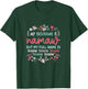 Funny Mothers day Shirt My Nickname is Namaw Grandma Cute T-Shirt - T-Shirt | Forest