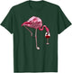 Flamingo Wine Tasting Humor Drinking T-Shirt - T-Shirt | Forest