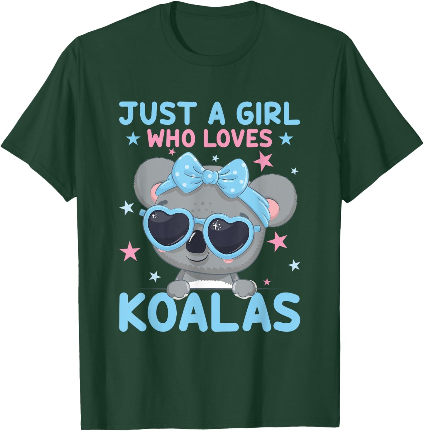 Just A Girl Who Loves Koalas Bear Koala T-Shirt - T-Shirt | Forest