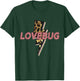 Lovebug Leopard Wife Gf Bolt Thunder Vintage Distressed T-Shirt - T-Shirt | Forest