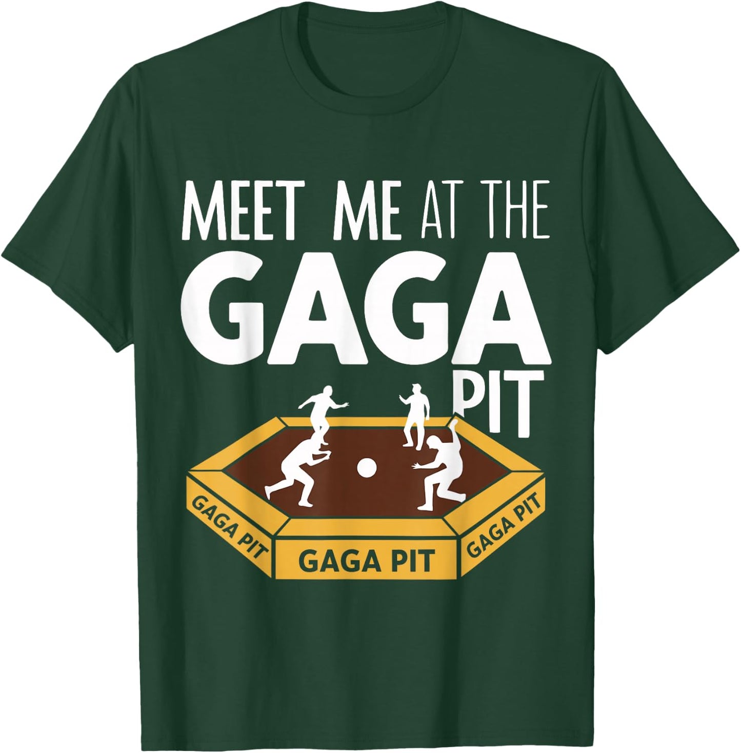 Fun Gaga Ball Game Meet Me at the Gaga Pit Dodgeball Kids T-Shirt - T-Shirt | Forest