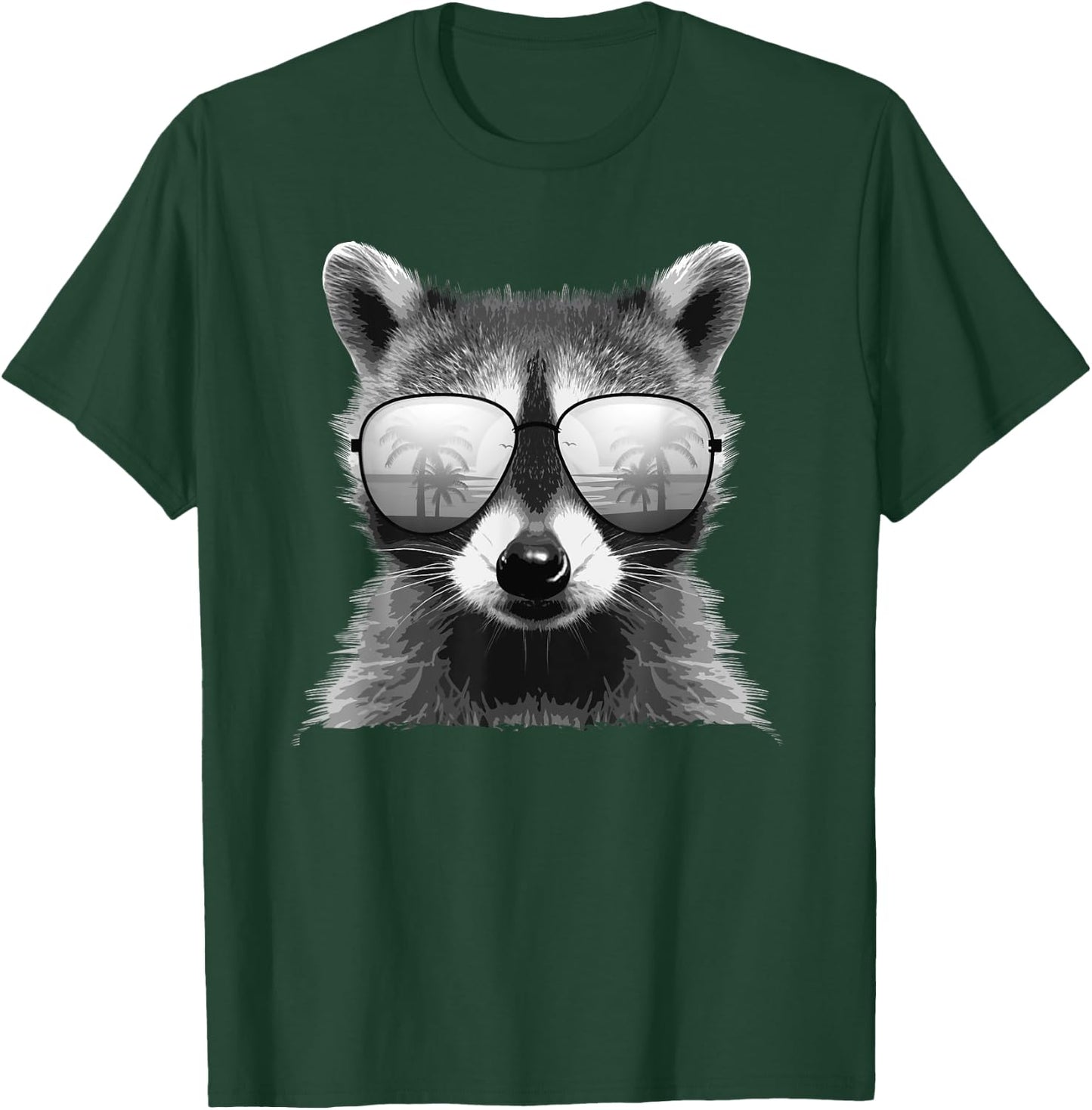 Funny Raccoon Art Women Kids Racoon Lover Raccoon T-Shirt - T-Shirt | Forest