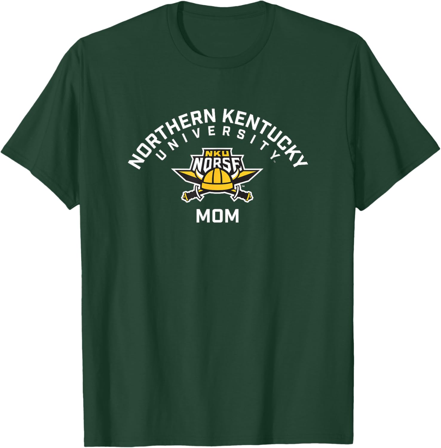 Northern Kentucky University NKU Norse Arched Mom T-Shirt - T-Shirt | Forest