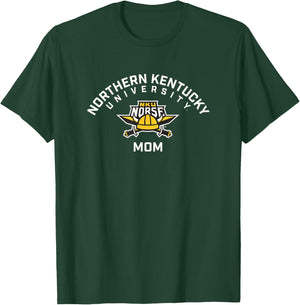 Northern Kentucky University NKU Norse Arched Mom T-Shirt - T-Shirt | Forest