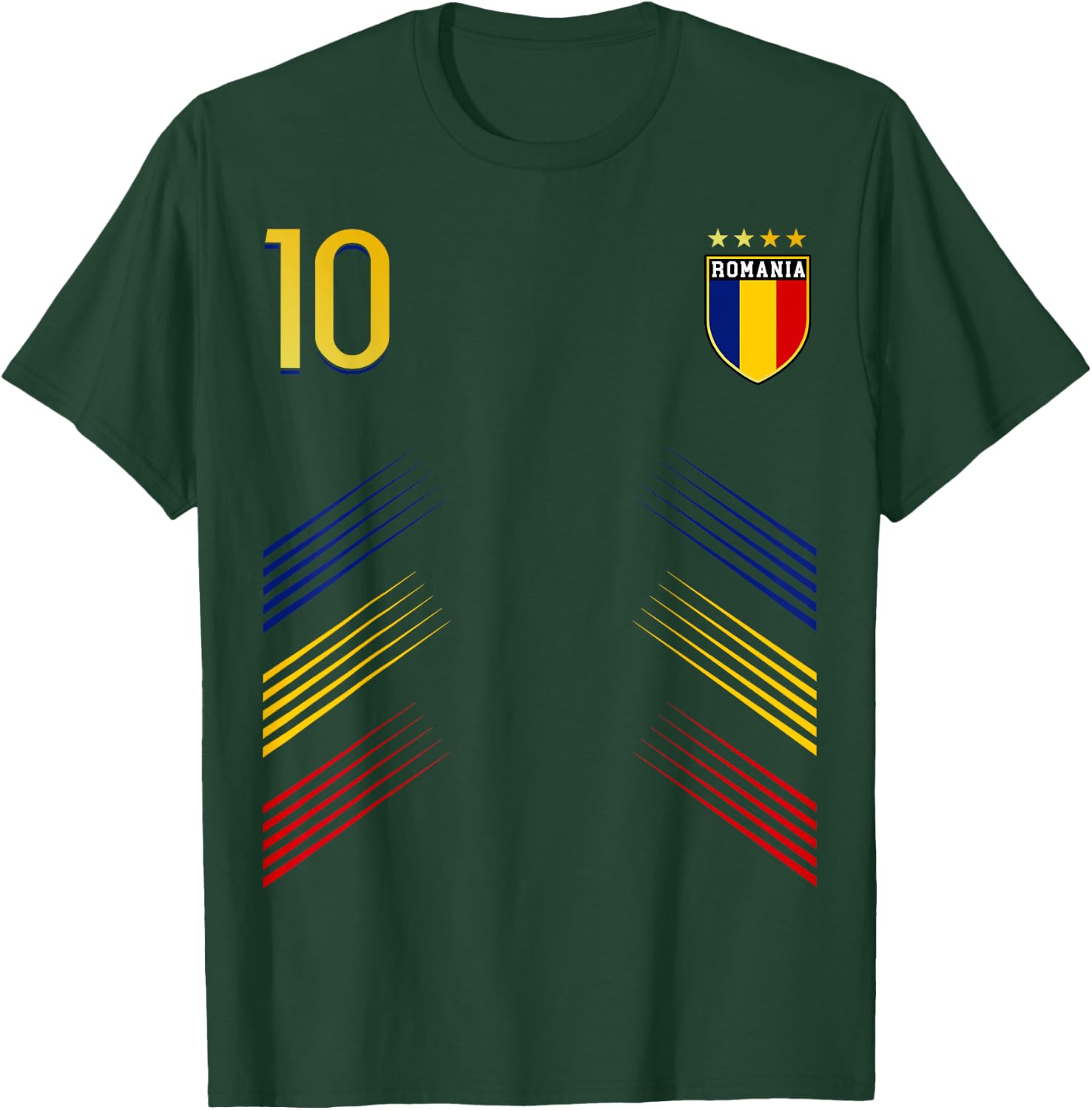 Romania Flag Romanian Pride Lovers T-Shirt - T-Shirt | Forest