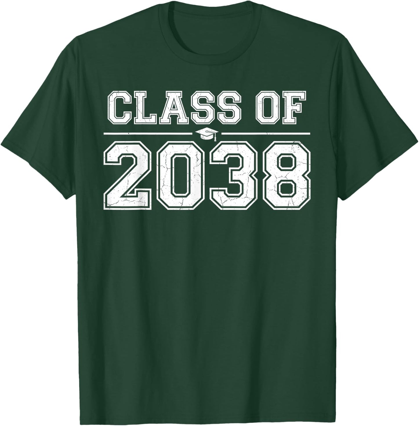 Class of 2038 Grow with Me Shirt, Graduation Kindergarten T-Shirt - T-Shirt | Forest