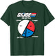 G.I. Joe A Real American Hero The Battle Plan Pie Chart T-Shirt - T-Shirt | Forest