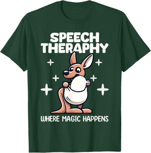 Speech Therapist SLP Pathologist Therapists Therapy T-Shirt - T-Shirt | Forest