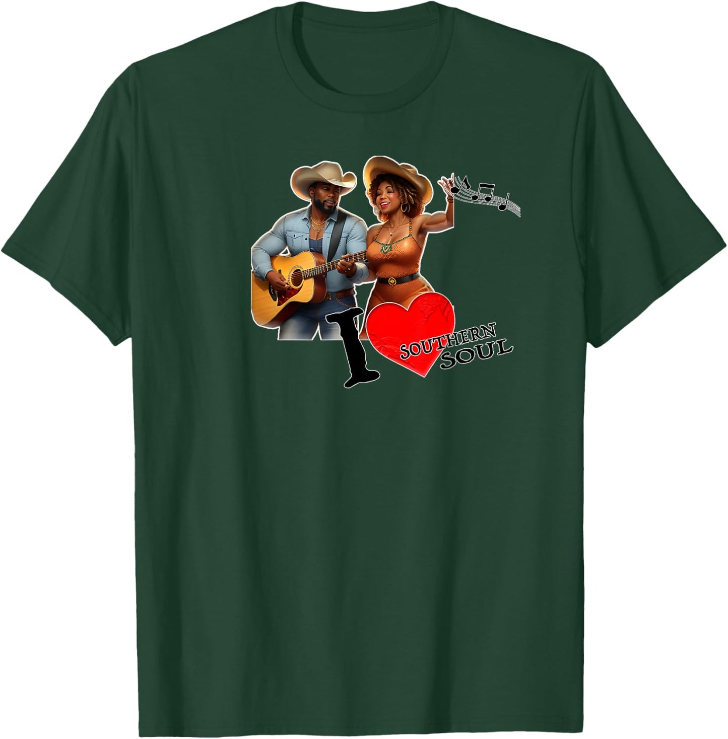 I Love Southern Soul T-Shirt - T-Shirt | Forest