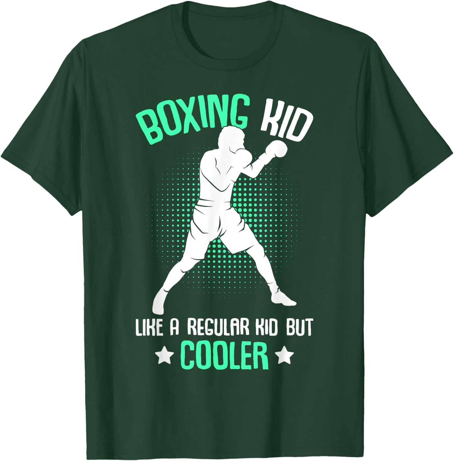 Boxing Kid Boxer Boys T-Shirt - T-Shirt | Forest
