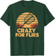 Housefly Killer, Crazy For Flies, Retro Fly Swatter T-Shirt - T-Shirt | Forest