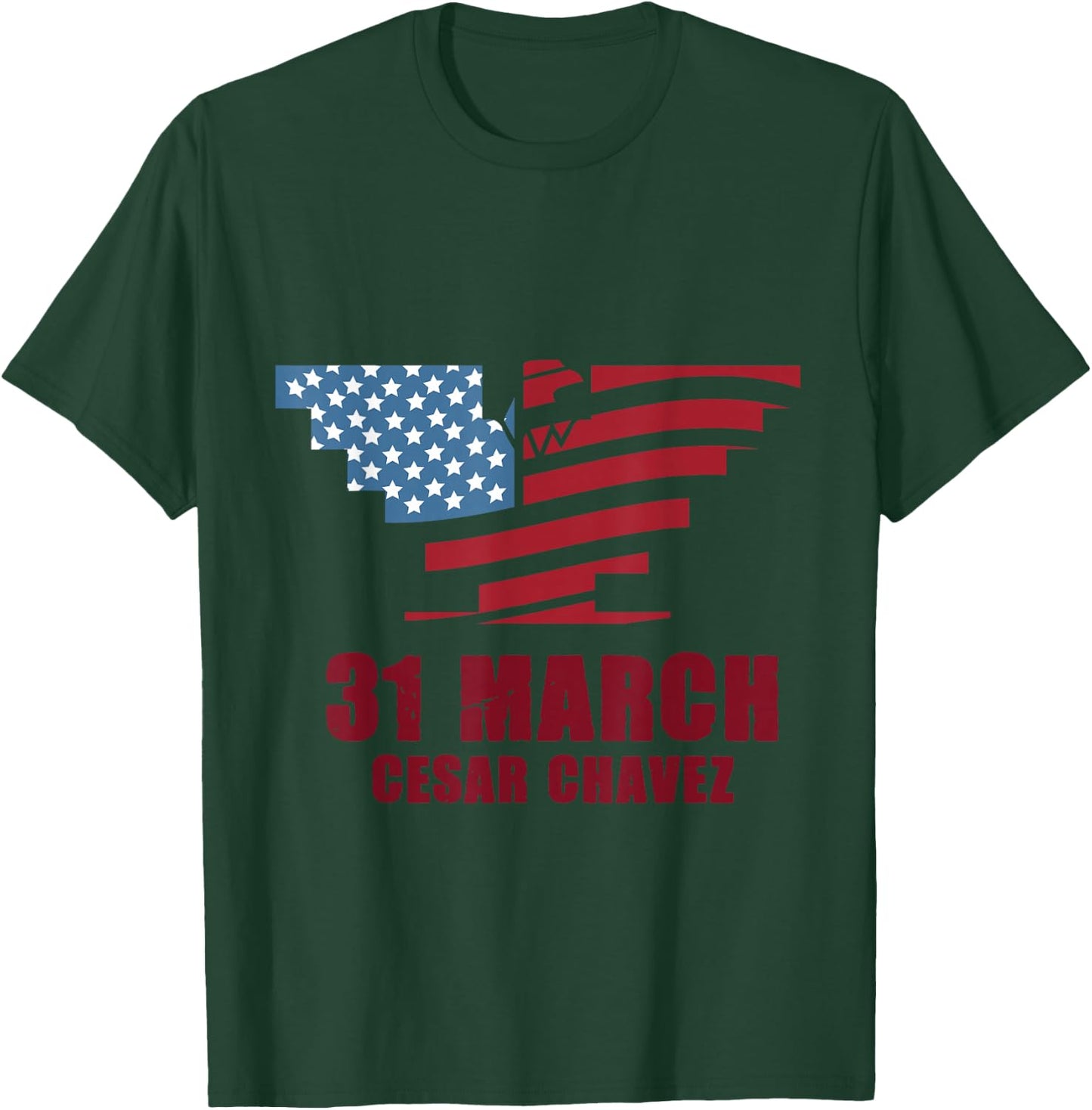 Cesar Chavez Day March 31 Si Se Puede T-Shirt - T-Shirt | Forest