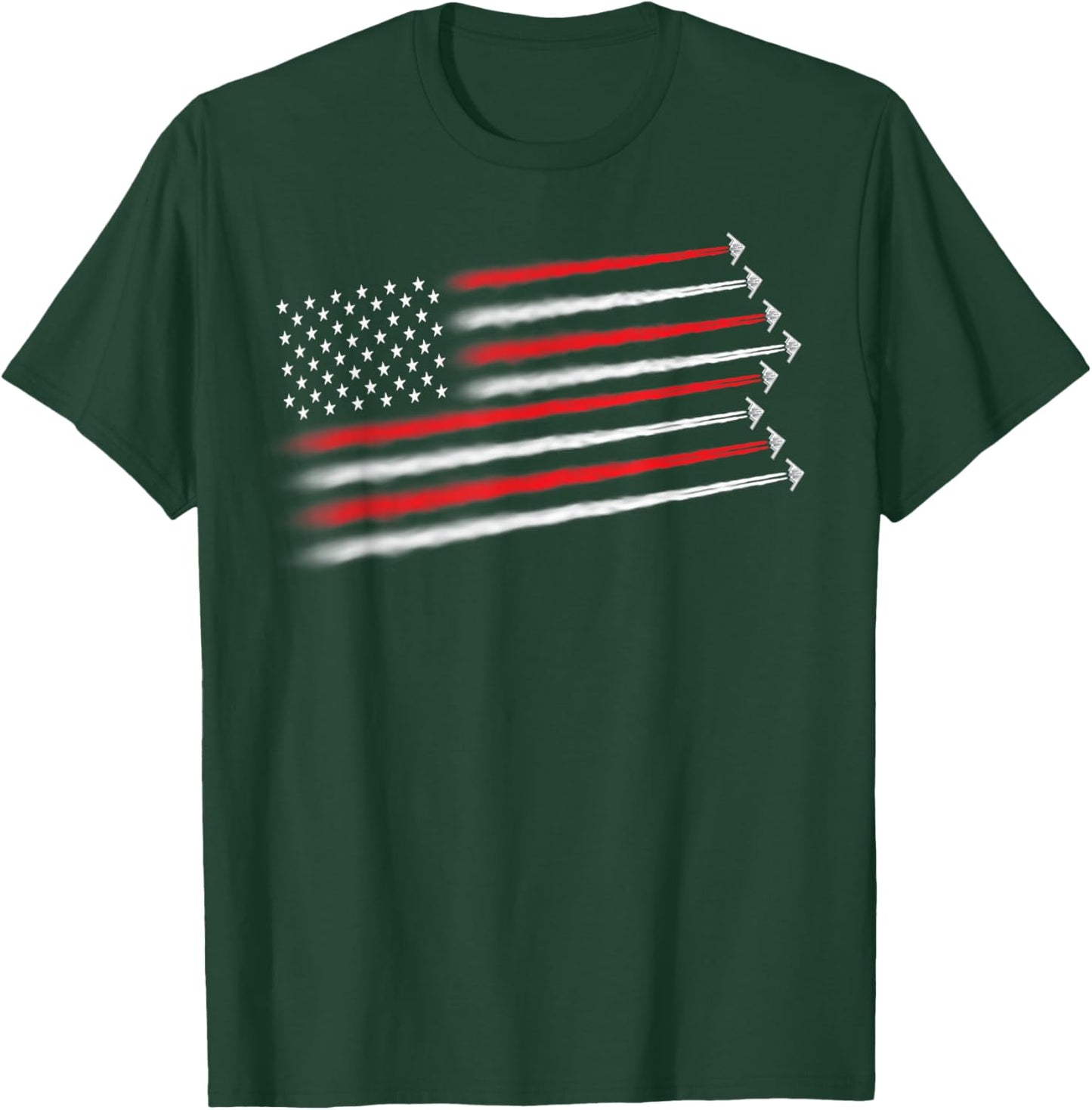 Patriotic s Bomber 4th Of July s USA T-Shirt - T-Shirt | Forest