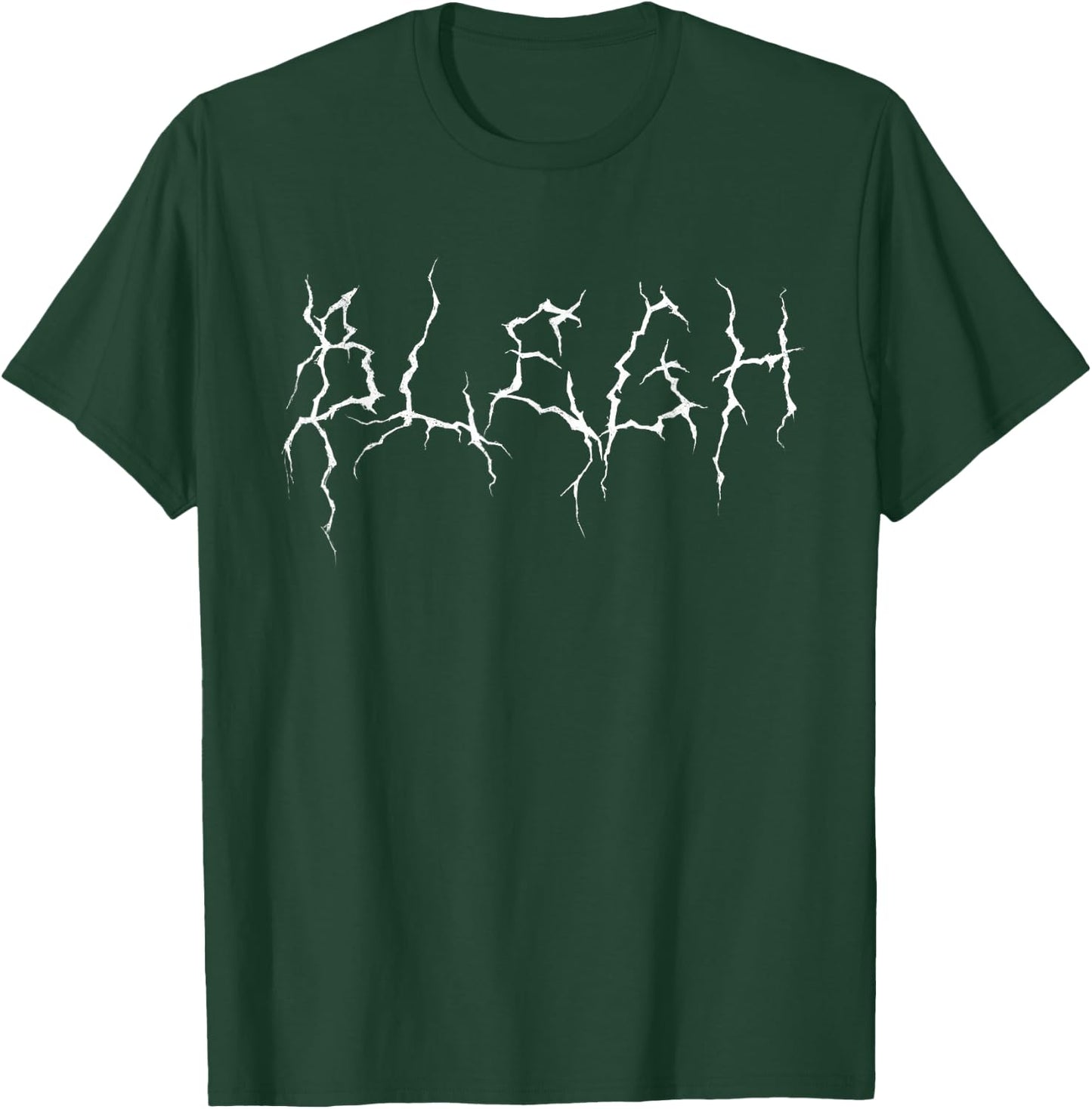Deathmetal And Metalhead Heavy Hardcore Scream Blegh T-Shirt - T-Shirt | Forest