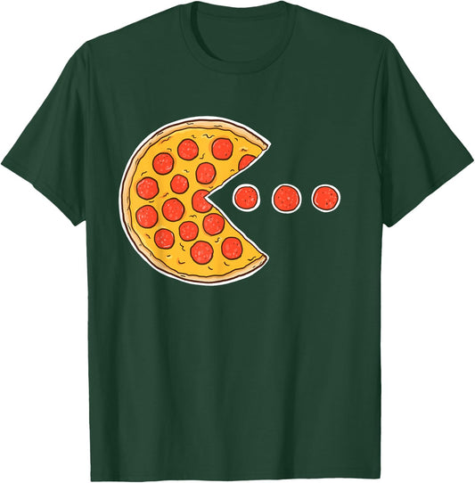 Pizza eating Pepperoni T-Shirt - T-Shirt | Forest