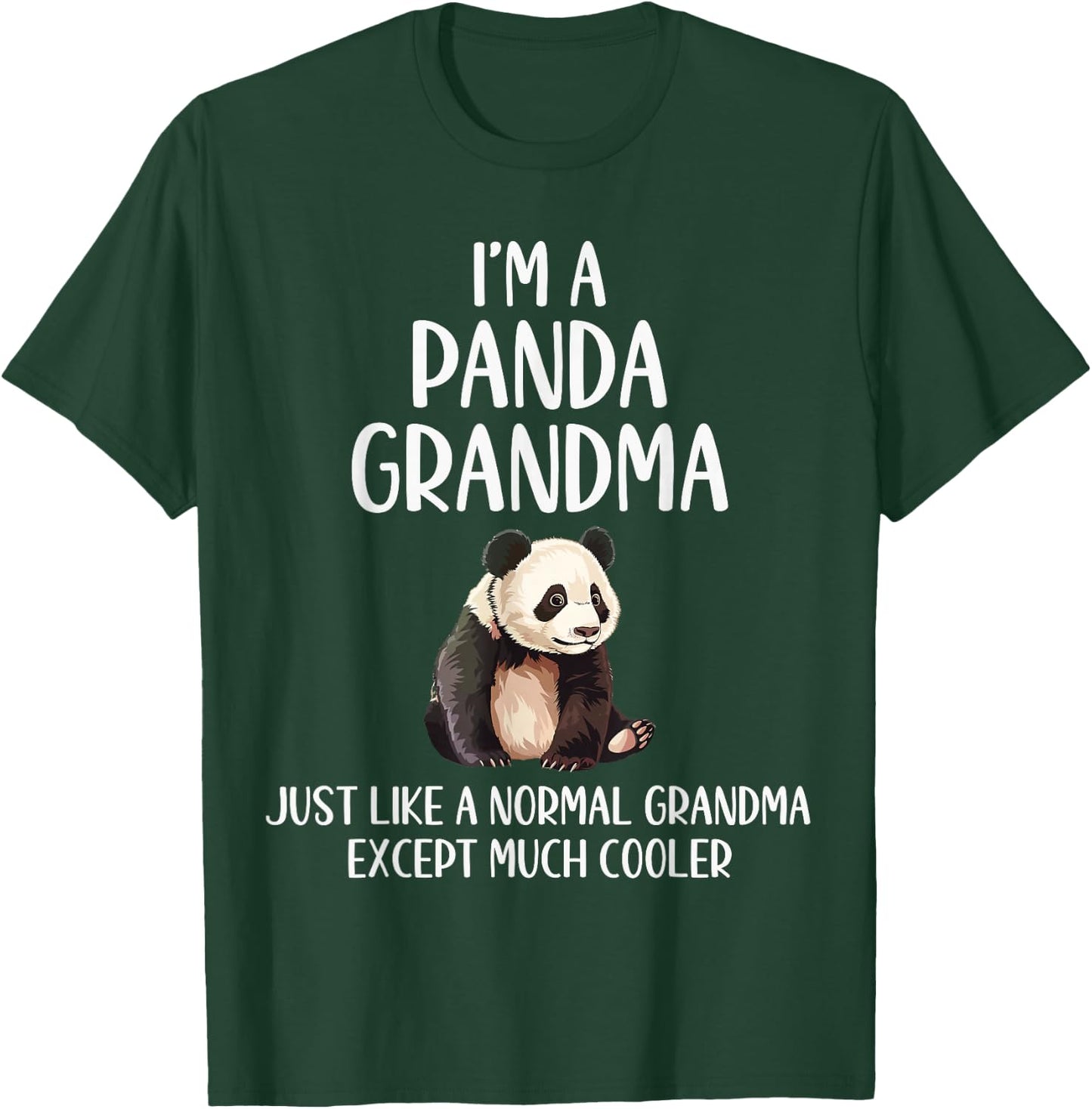 Panda Grandma Definition Funny Animals Lover Mothers Day T-Shirt - T-Shirt | Forest