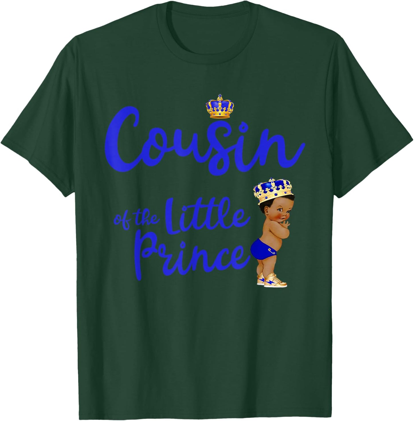 Cousin Of The Birthday Prince Boy Bday Party Idea T-Shirt - T-Shirt | Forest