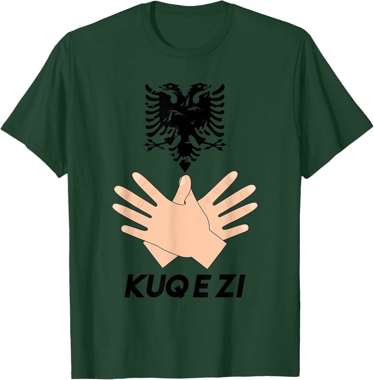 Albanian Flag Shqip Shqiponja Albanian Eagle Albania T-Shirt - T-Shirt | Forest