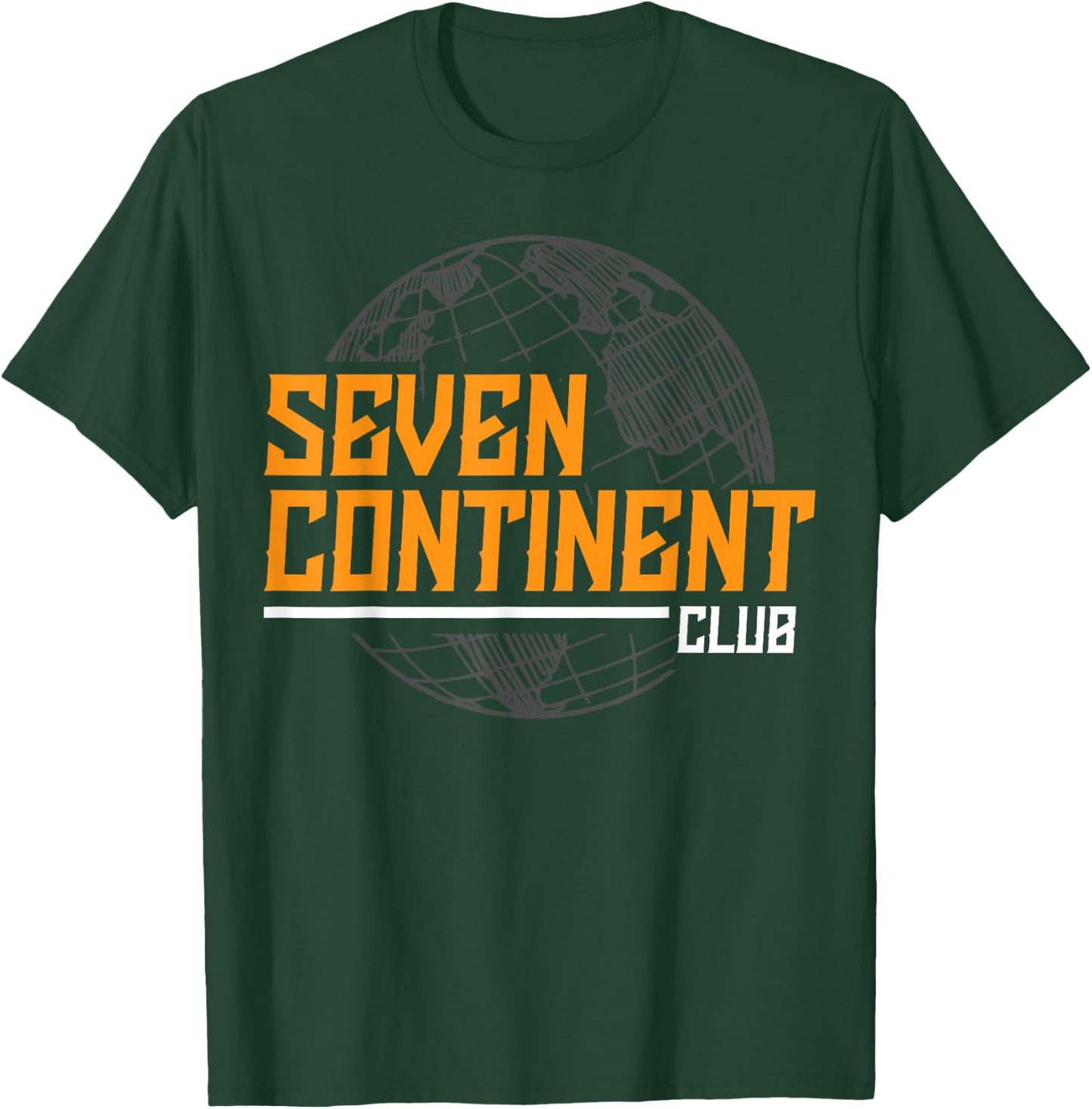 7 Continents World Traveler - Travel Enthusiasts T-Shirt - T-Shirt | Forest