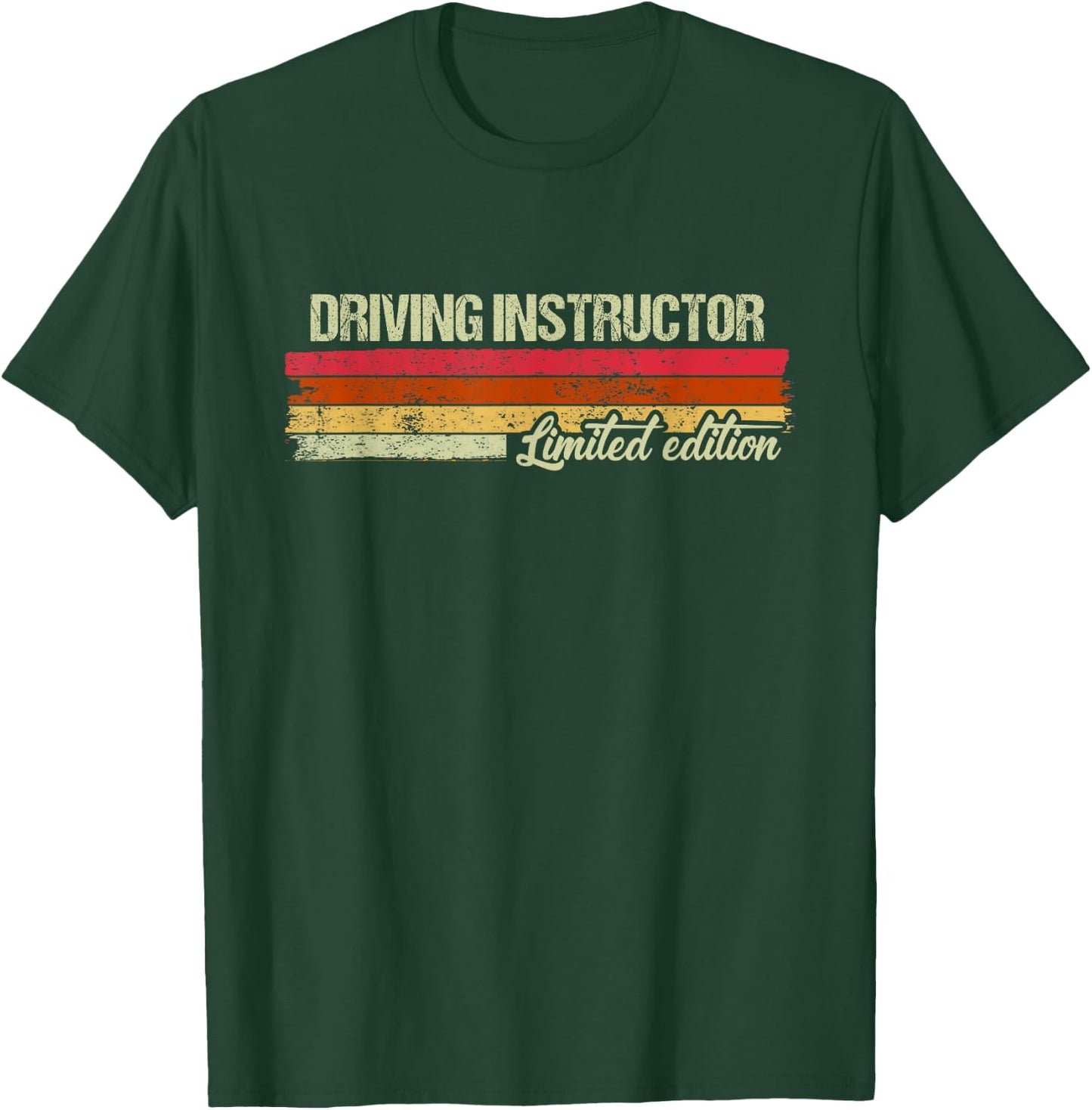 Vintage Driving Instructor Limited Edition T-Shirt - T-Shirt | Forest