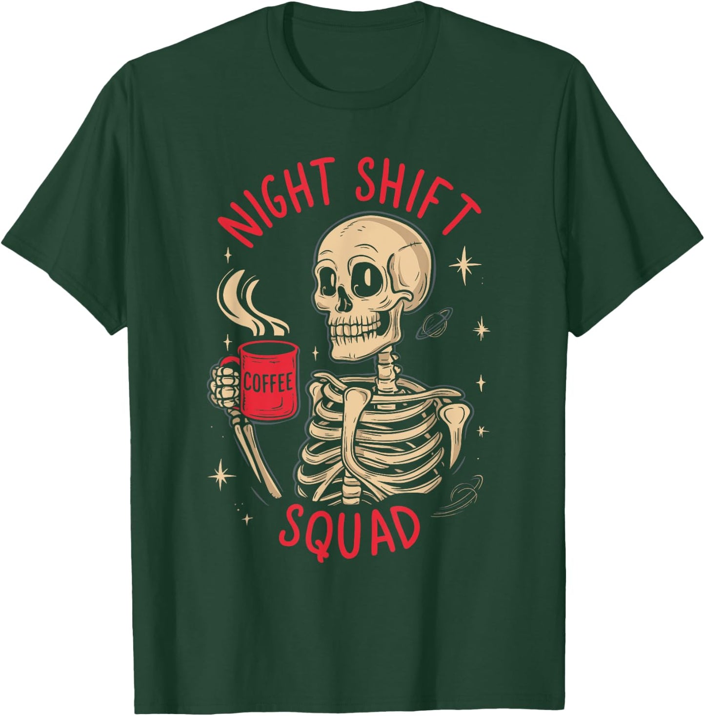 Night Shift Squad T-Shirt - T-Shirt | Forest