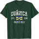 Guánica City in Puerto Rico Est 1914, Puerto Rico Flag T-Shirt - T-Shirt | Forest