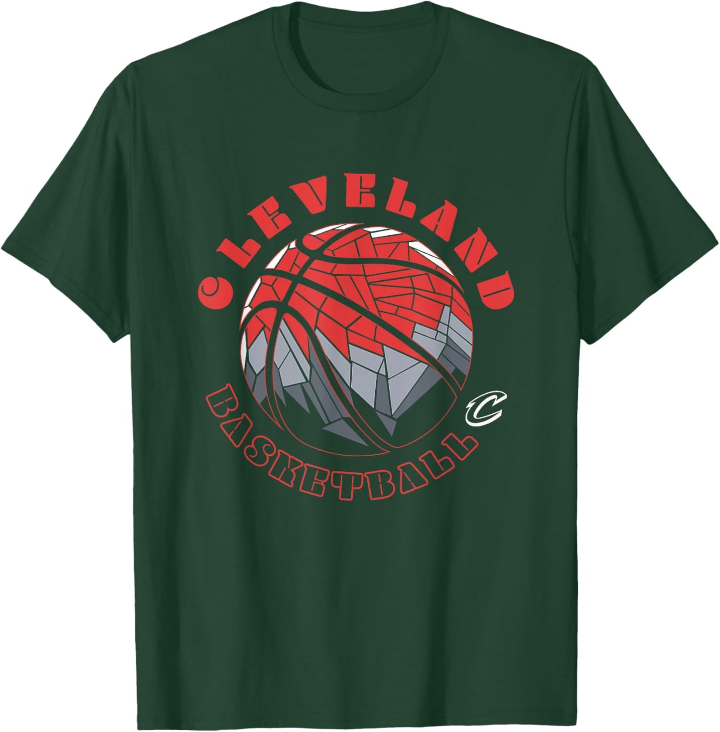NBA Cleveland Cavaliers Neon Prism Basketball T-Shirt - T-Shirt | Forest