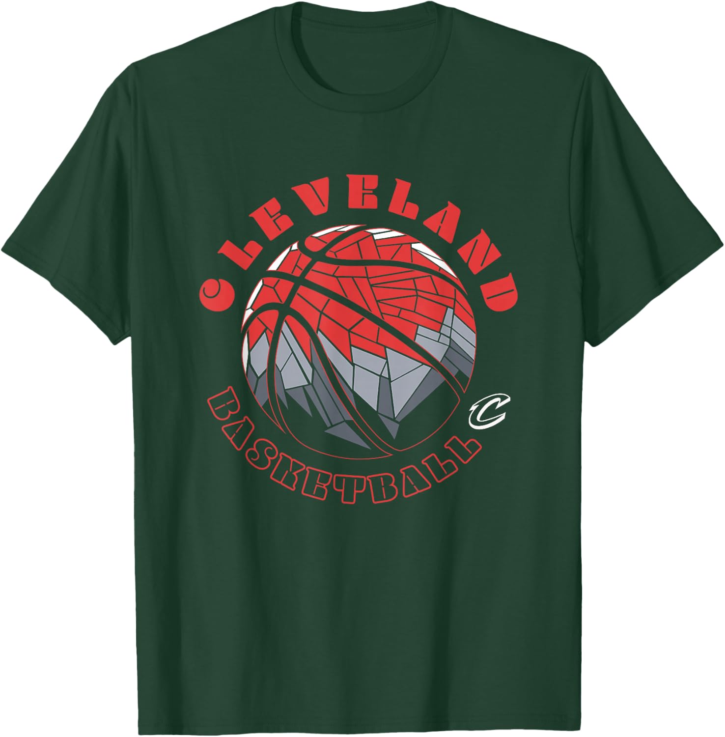 NBA Cleveland Cavaliers Neon Prism Basketball T-Shirt - T-Shirt | Forest