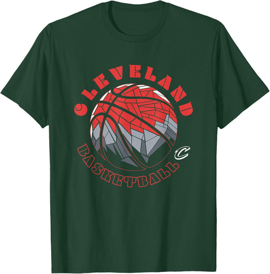 NBA Cleveland Cavaliers Neon Prism Basketball T-Shirt - T-Shirt | Forest