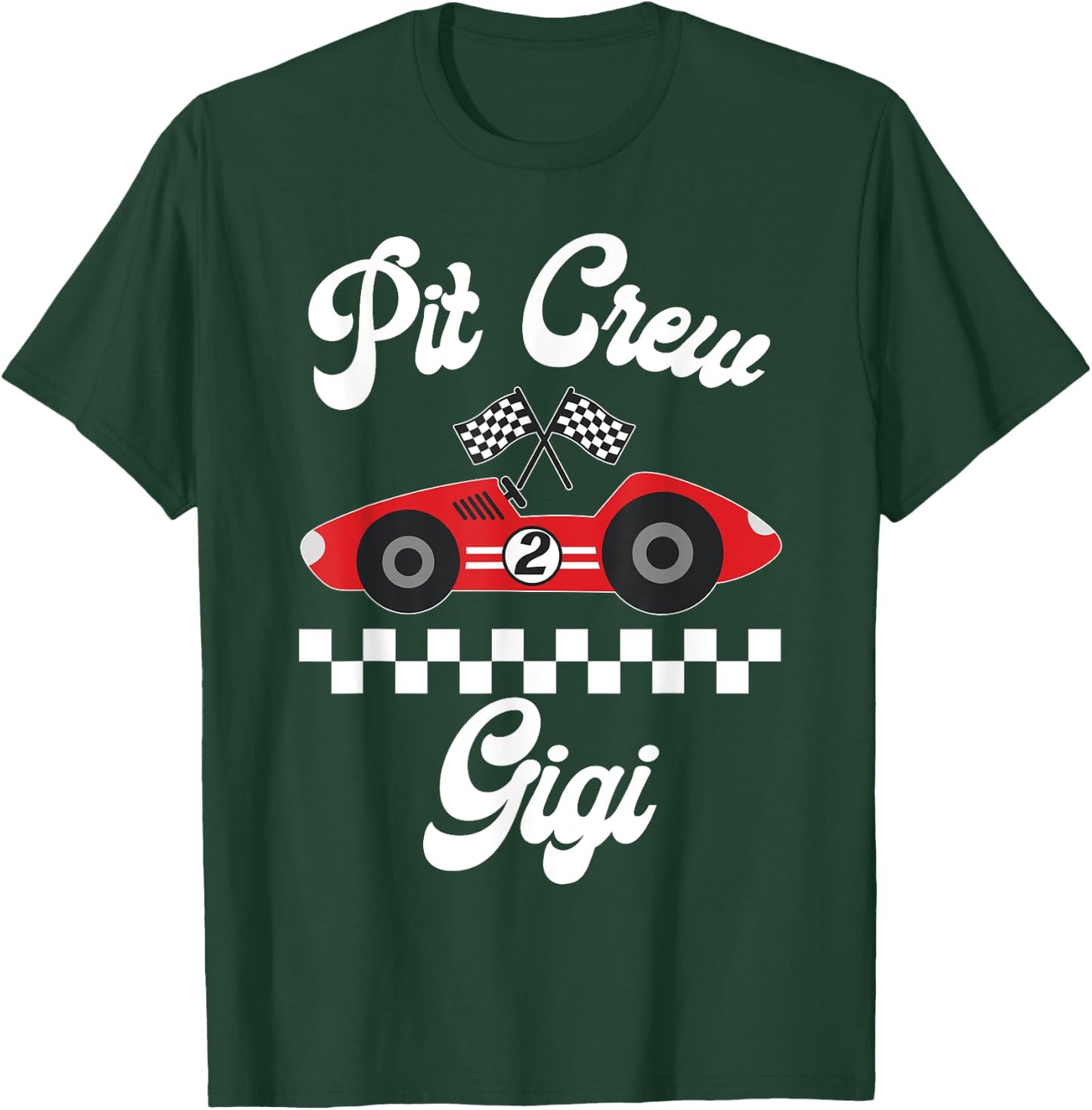 Two Fast Birthday Racing Car Party Gigi Of The Birthday Boy T-Shirt - T-Shirt | Forest