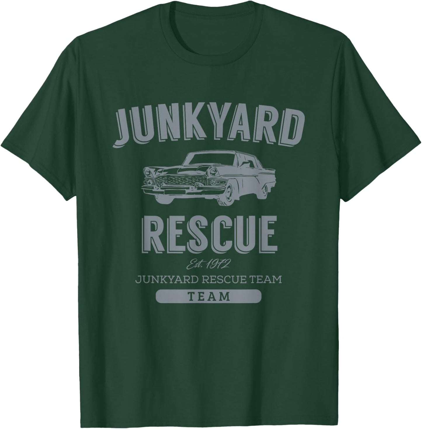 The Junkyard Rescue Team T-Shirt - T-Shirt | Forest