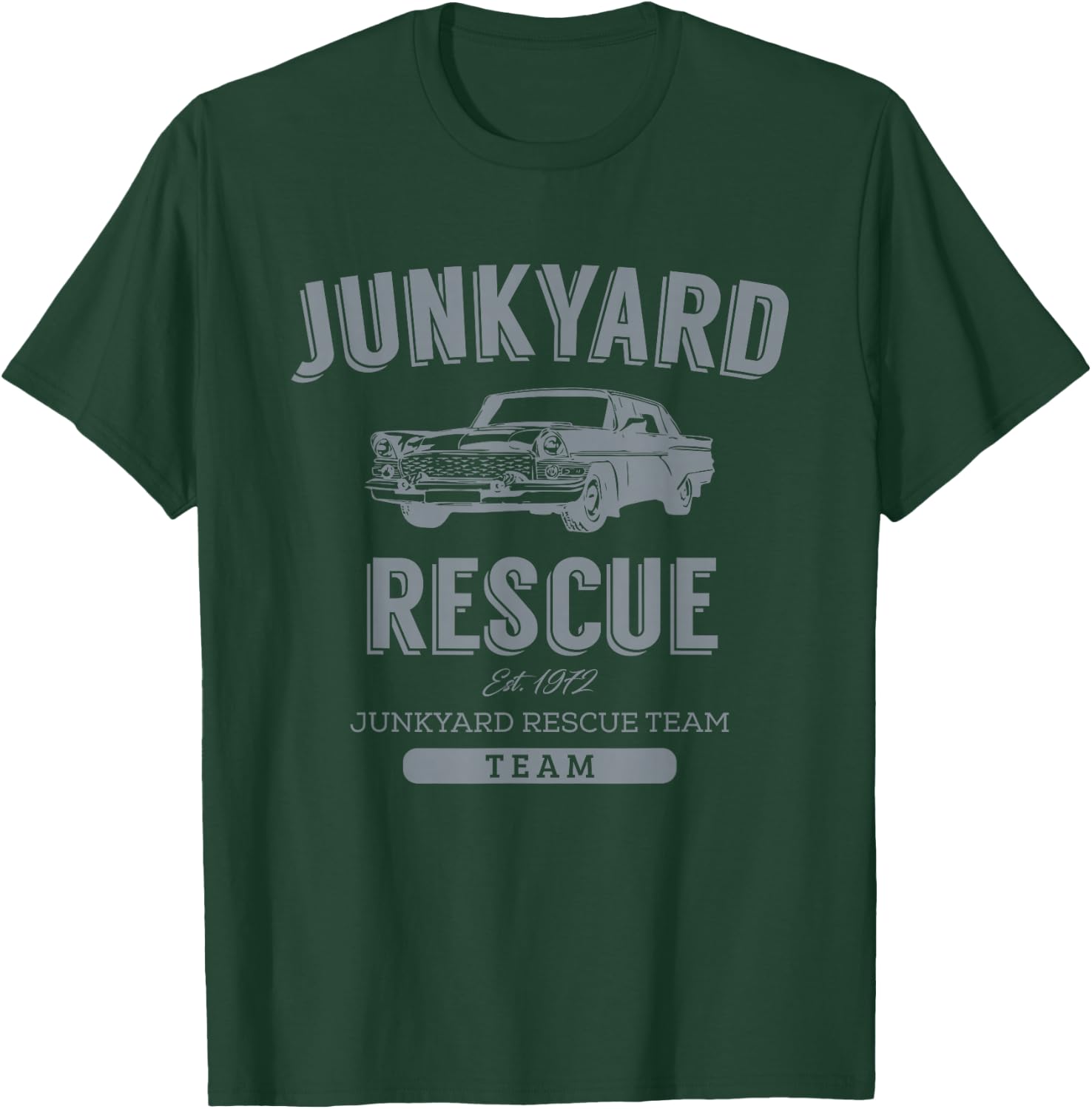 The Junkyard Rescue Team T-Shirt - T-Shirt | Forest