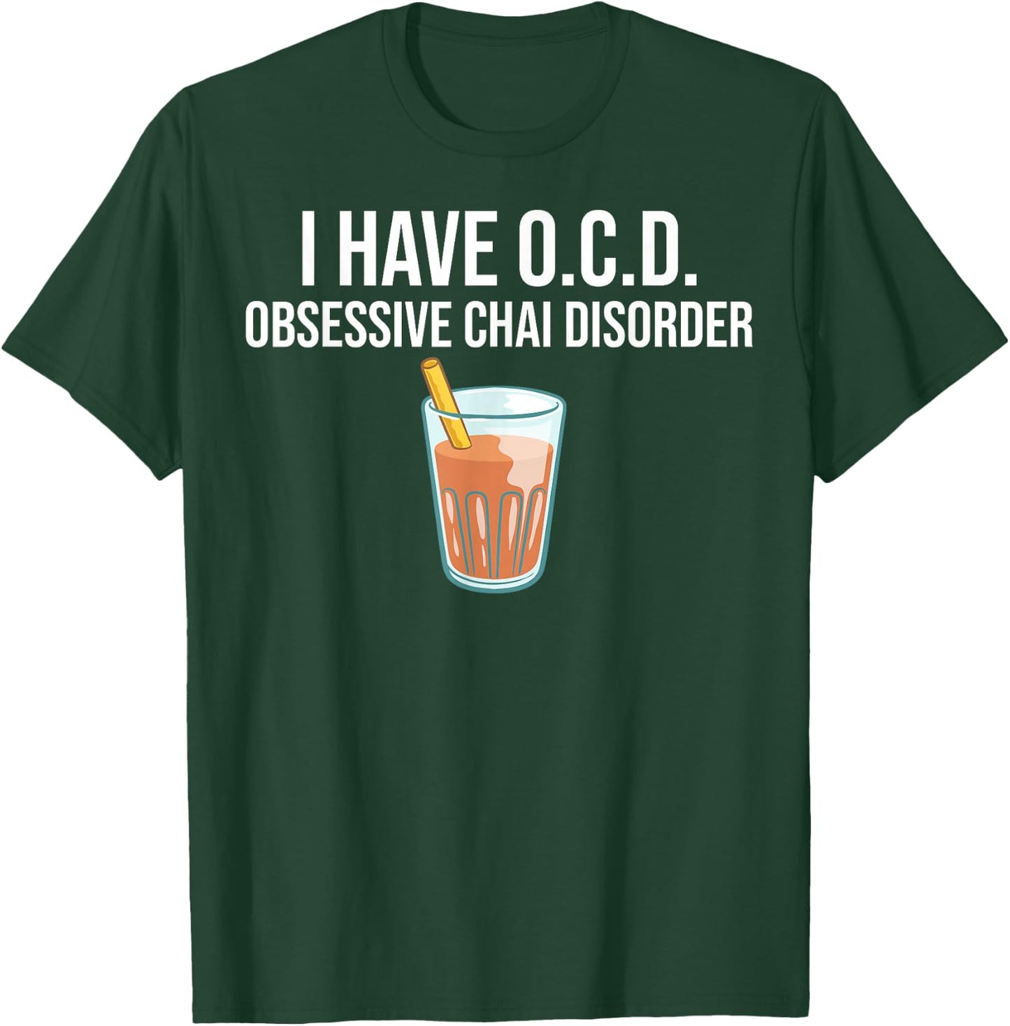 Chai Tea Gift Chai Latte Cafe Indian T-Shirt - T-Shirt | Forest