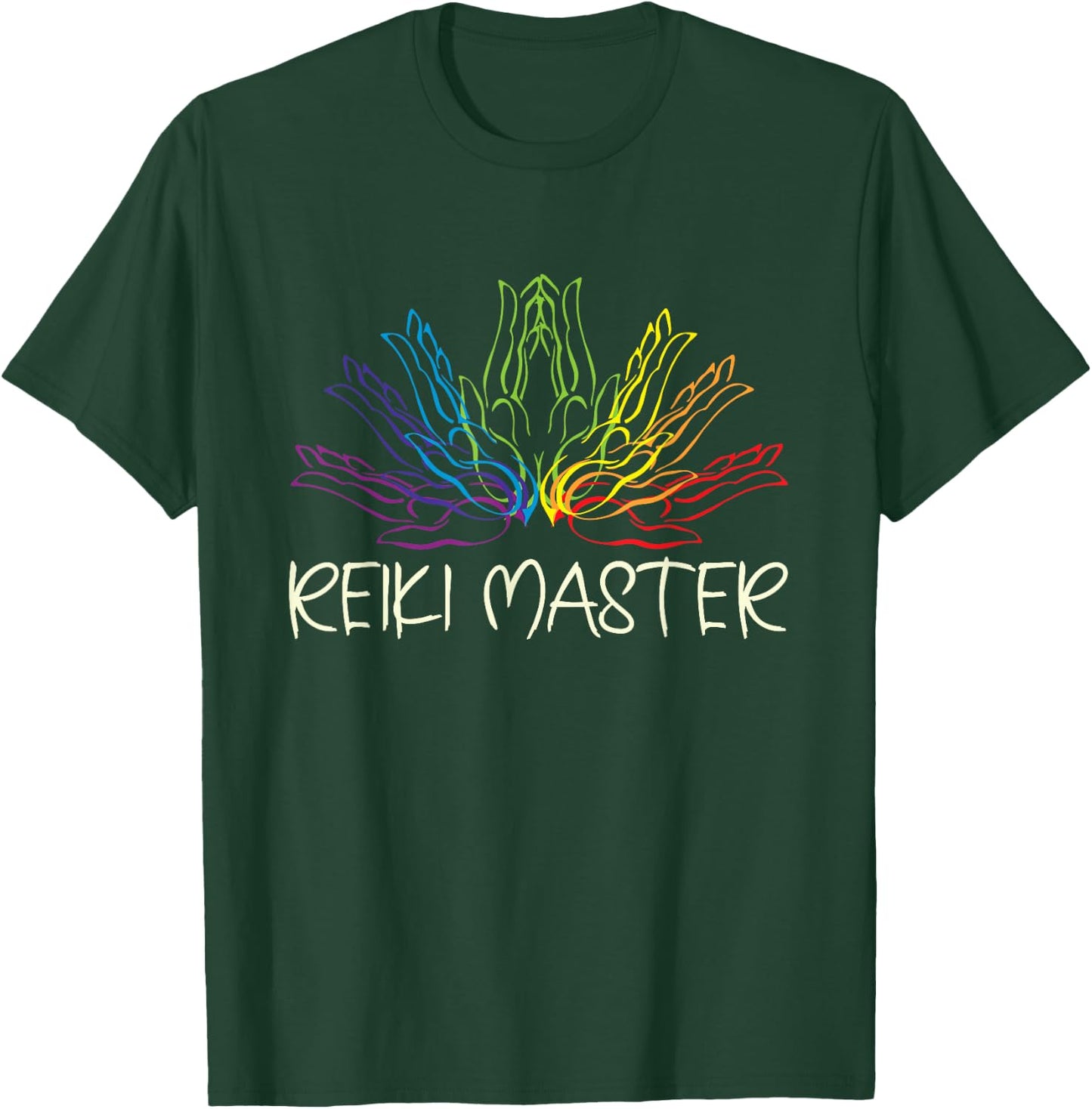 Spiritual Living Energy Healer Reiki Master T-Shirt - T-Shirt | Forest