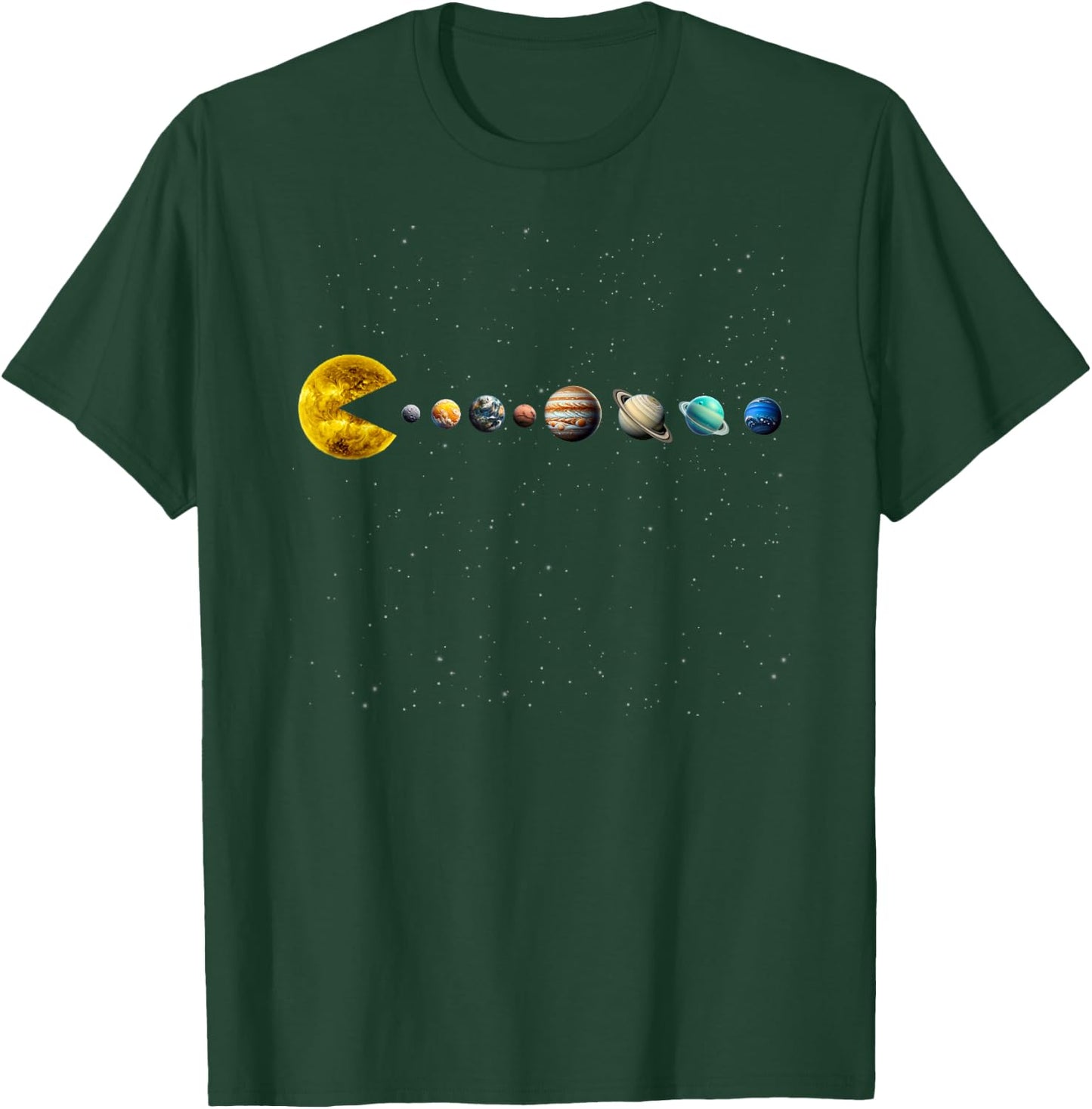 Funny Astronaut Planets gift Video Games astronomy space T-Shirt - T-Shirt | Forest