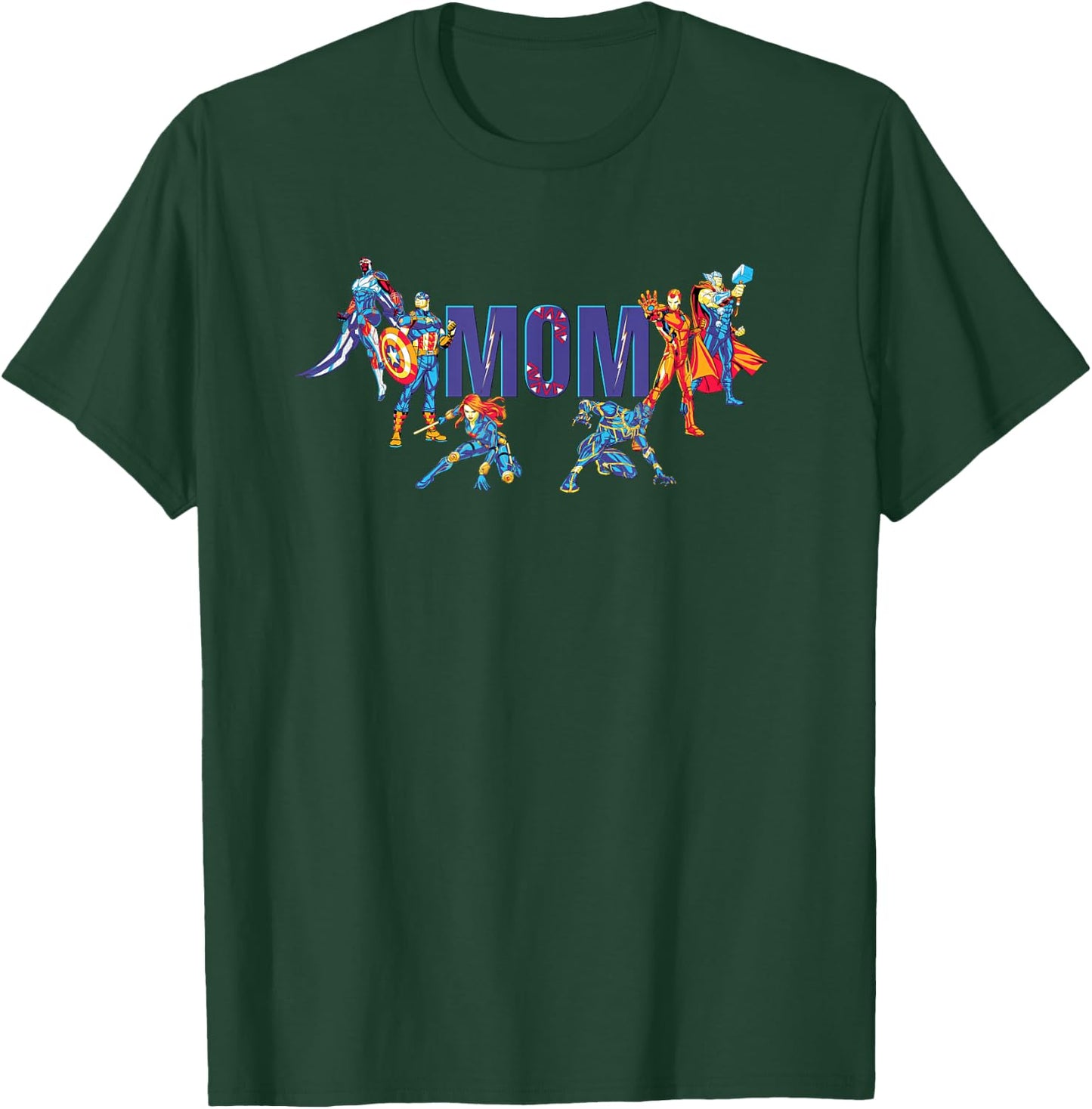 Marvel Super Heroes Avengers Family Vacation Trip Mom T-Shirt - T-Shirt | Forest