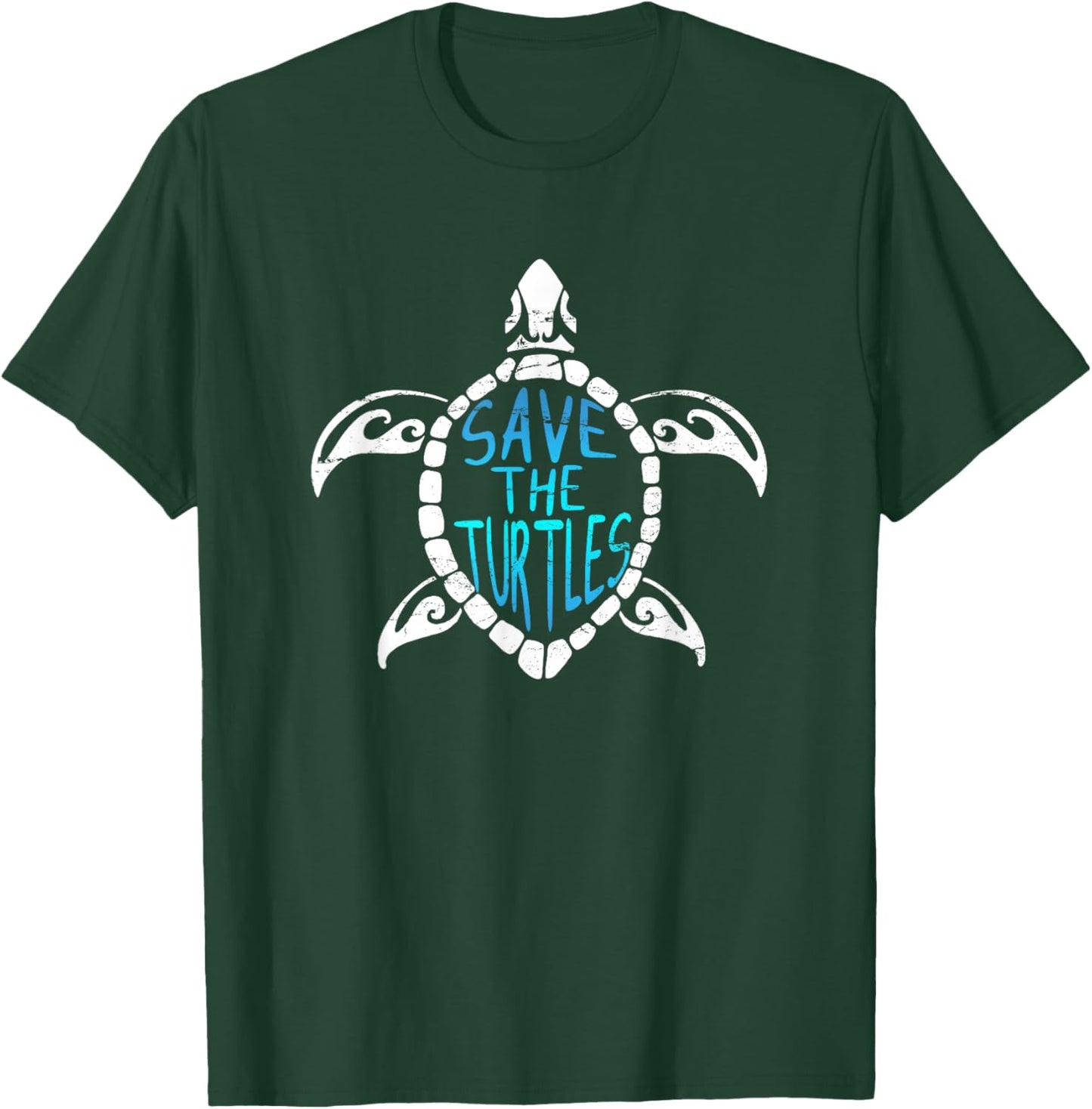 Save The Turtles Shirt Protect Ocean Animals Gift T-Shirt - T-Shirt | Forest