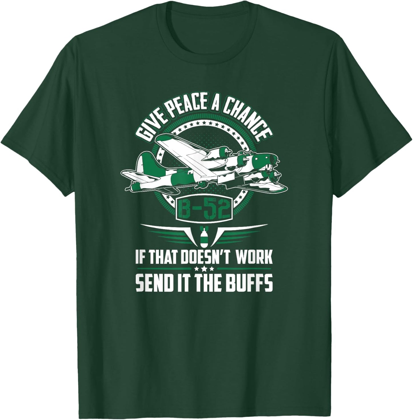 Military B-52 Bomber T-Shirt - T-Shirt | Forest