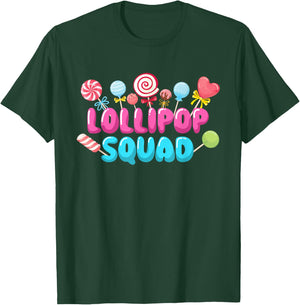 Lollipop Squad - Lollipop Candy Lovers Sweets T-Shirt - T-Shirt | Forest