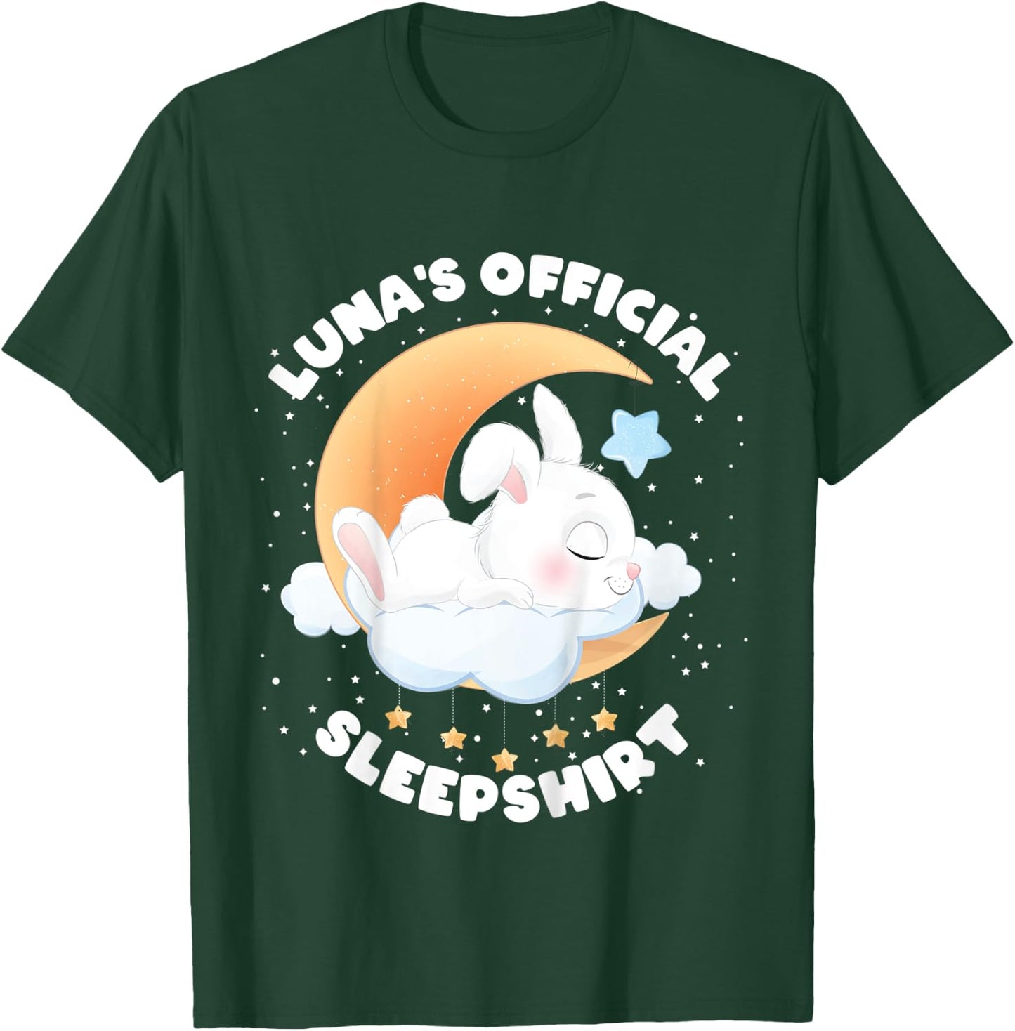Kids Cute Pajamas pyjamama pj top for toddler for girl Luna T-Shirt - T-Shirt | Forest