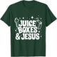 Kids A Juice boxes Saved My Life & Jesus Diabetes Awareness T-Shirt - T-Shirt | Forest