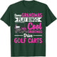 Golf Cart Golfing Golfer Grandma Golf Cart T-Shirt - T-Shirt | Forest