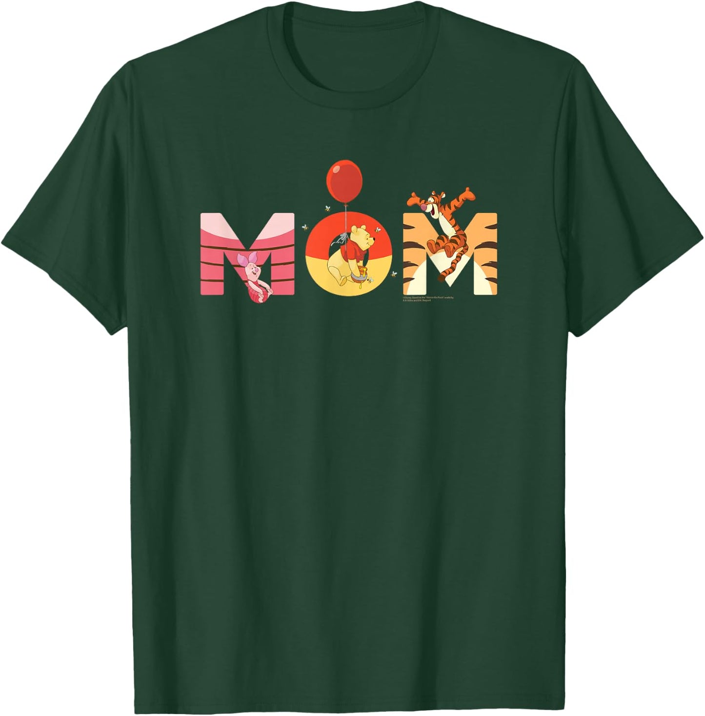 Disney Winnie the Pooh and Friends Mom Mother’s Day Birthday T-Shirt - T-Shirt | Forest