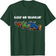 Keep On Truckin' Distressed Arts Cars Truck Drivers T-Shirt - T-Shirt | Forest