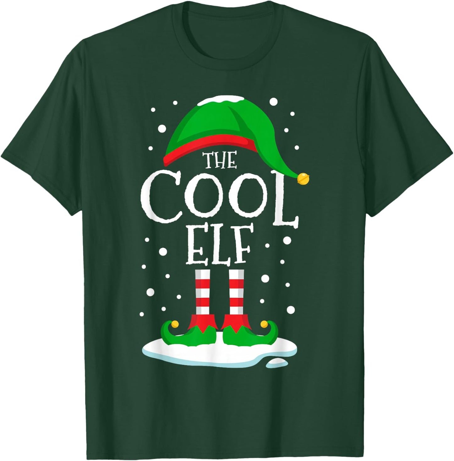 The Cool Elf Christmas Family Matching Xmas Group Funny T-Shirt - T-Shirt | Forest