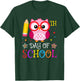 Cute 100th Day Of School Owl Lover Kids Girls Leopard T-Shirt - T-Shirt | Forest