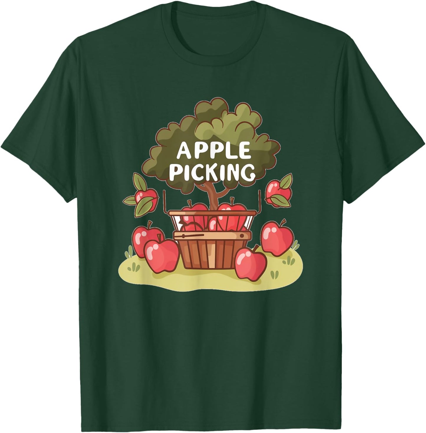 Happy Apple picking Costume for Adults and Kids T-Shirt - T-Shirt | Forest